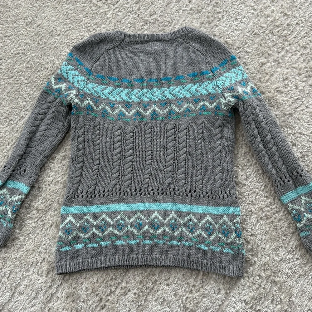 *LIKE NEW* Justice Girl's Long Sleeve Casual/Dressy Sweater - Size 6